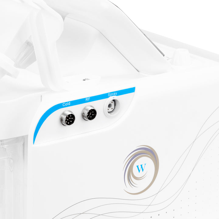 Apparecchio Idrodermoabrasione 6 in 1 Hydrogen H2+ New Generation Bianco - immagine 7