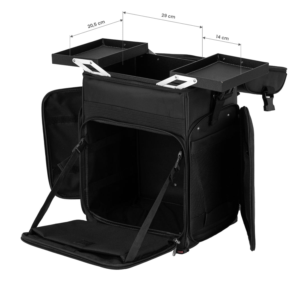 Valigia Trucco Trolley Look 1328 Nero - immagine 16