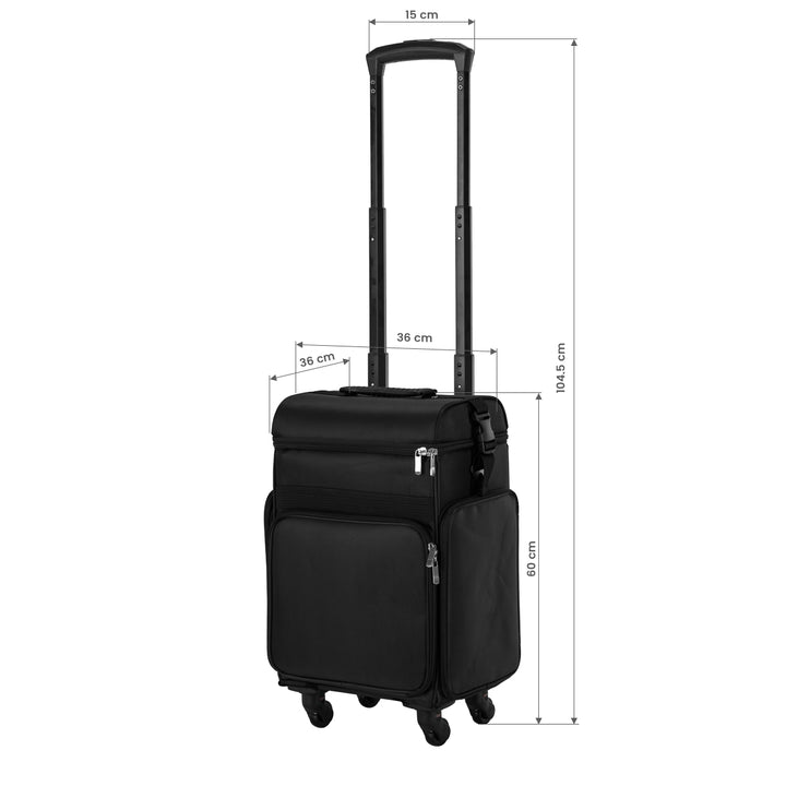 Valigia Trucco Trolley Look 1328 Nero - immagine 17