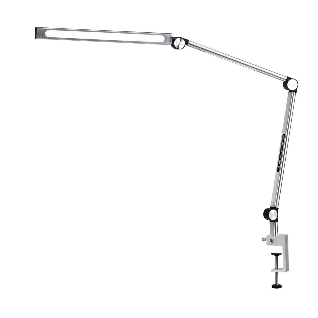 Lampada LED con Treppiede e Colore e Intensità Regolabili Yoga 22W Argento - immagine 4