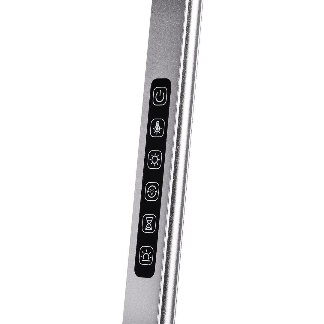 Lampada LED con Treppiede e Colore e Intensità Regolabili Yoga 22W Argento - immagine 5