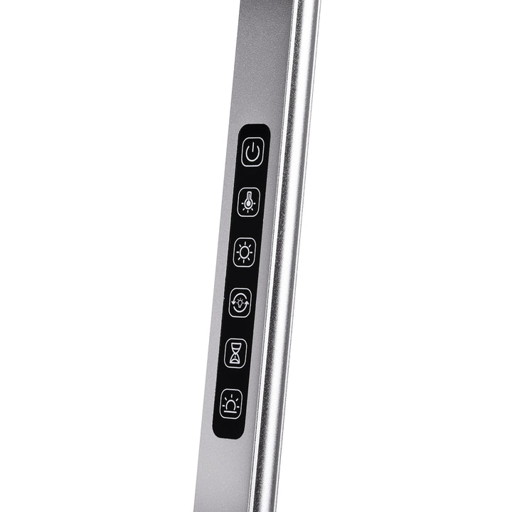 Lampada LED con Treppiede e Colore e Intensità Regolabili Yoga 22W Argento - immagine 5
