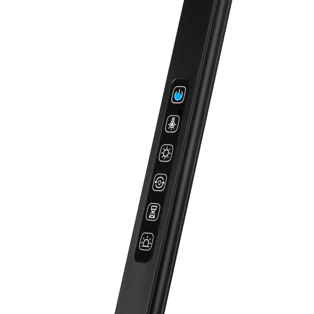 Lampada LED con Treppiede e Colore e Intensità Regolabili Yoga 22W Nero - immagine 5