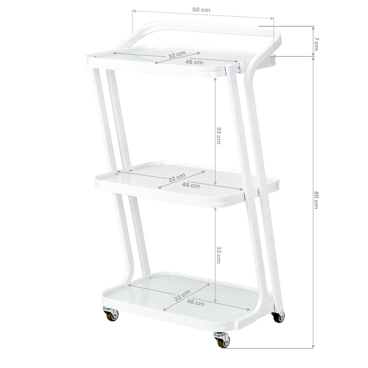 Carrello Estetista Giovanni H6701 Bianco - immagine 8