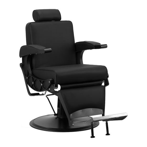 Poltrona Barbiere Gabbiano Continental Nero