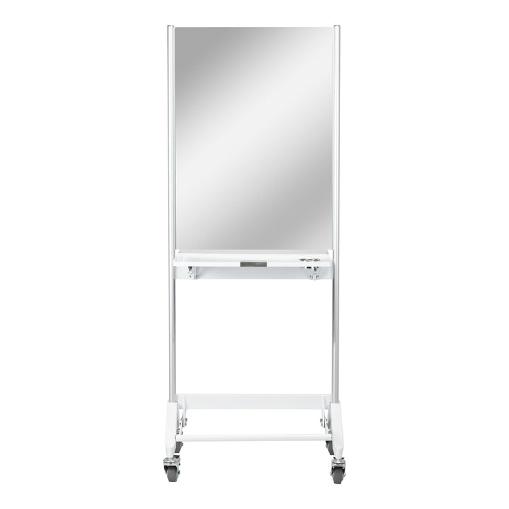 Postazione barbiere mobile Gabbiano bifacciale MI-03 Bianco - immagine 2