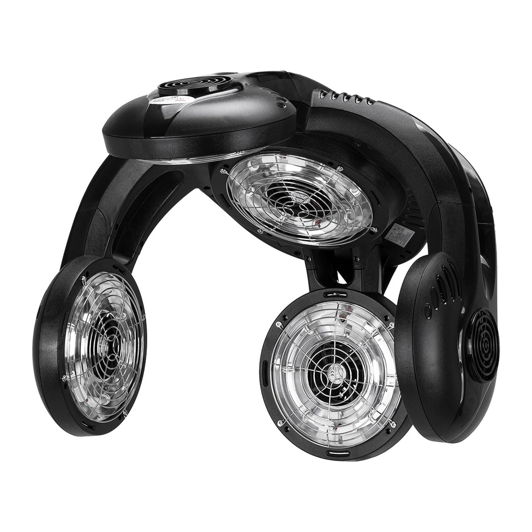 Casco Asciugacapelli a Muro Gabbiano GD-505W Infrarossi Nero - immagine 2