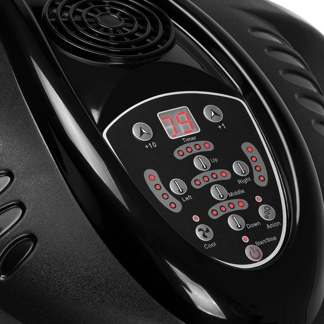 Casco Asciugacapelli a Muro Gabbiano GD-505W Infrarossi Nero - immagine 6