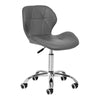 Sedia da Salone Regolabile con ruote 4Rico QS-06 Grigio