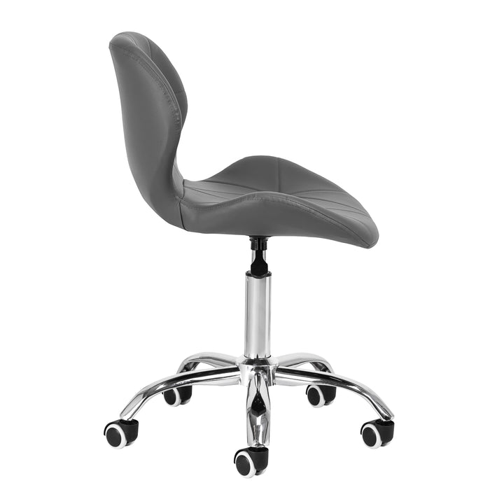 Sedia da salone con ruote regolabile 4Rico QS-06 Grigio