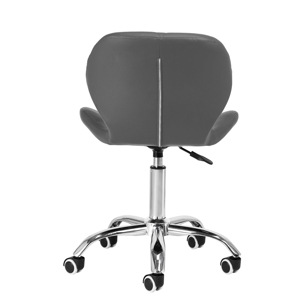 Sedia da Salone Regolabile con ruote 4Rico QS-06 Grigio - immagine 4