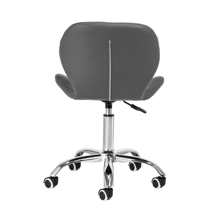 Sedia da Salone Regolabile con ruote 4Rico QS-06 Grigio - immagine 4