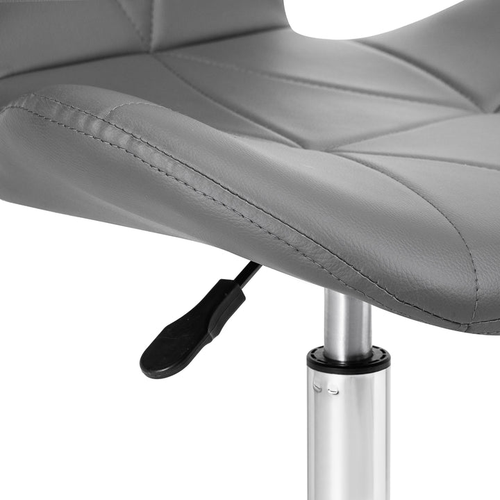 Sedia da Salone Regolabile con ruote 4Rico QS-06 Grigio - immagine 7