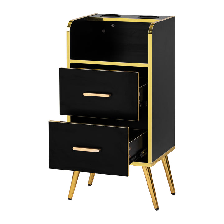 Carrello Parrucchiere Gabbiano Trix Nero - immagine 2