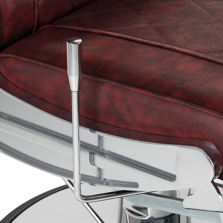 Poltrona Barbiere Hair System BM88066 Bordeaux - immagine 8