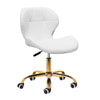 Sedia da Salone Regolabile con ruote 4Rico QS-06 Oro-Bianco