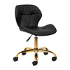 Sedia da salone con ruote regolabile 4Rico QS-06 Oro-Nero