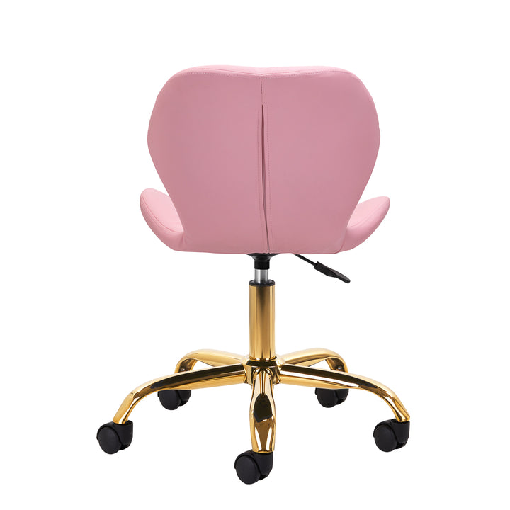 Sedia da salone con ruote regolabile 4Rico QS-06 Oro-Rosa
