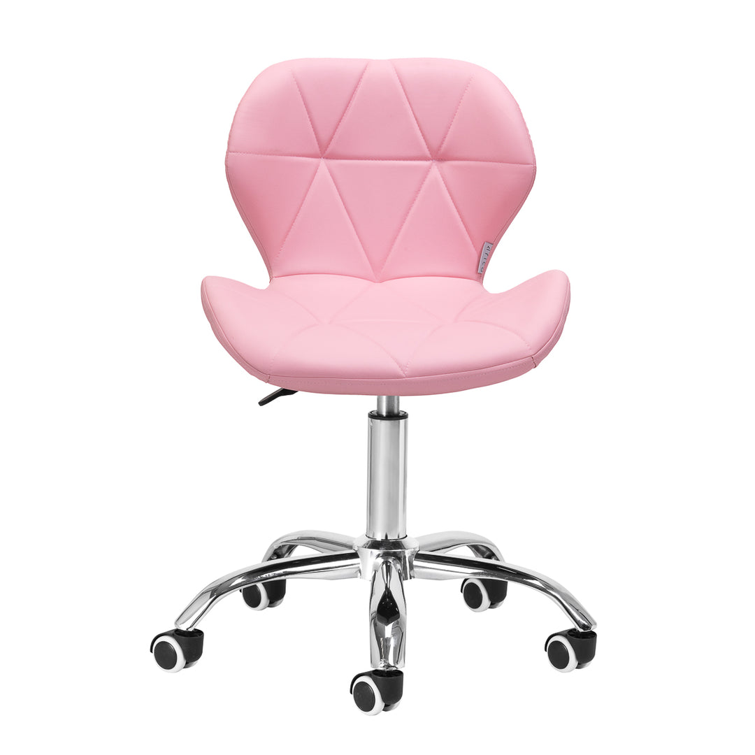 Sedia da Salone Regolabile con ruote 4Rico QS-06 Rosa - immagine 2