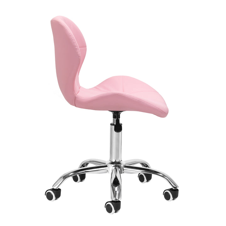 Sedia da Salone Regolabile con ruote 4Rico QS-06 Rosa - immagine 3