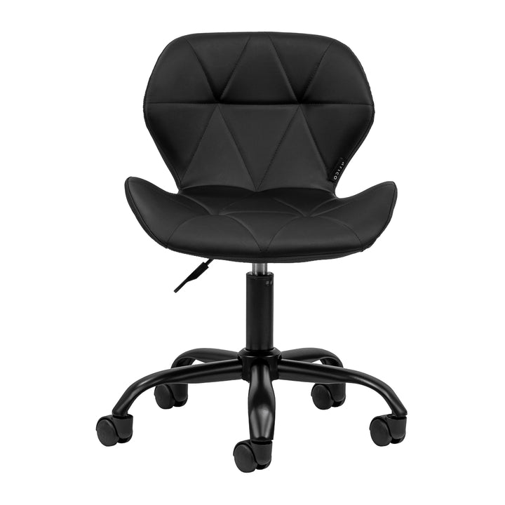 Sedia da Salone Regolabile con ruote 4Rico QS-06 Nero-Nero - immagine 2