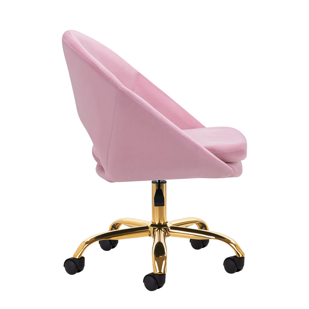 Sedia Girevole 4Rico QS-MF18G Rosa - immagine 3