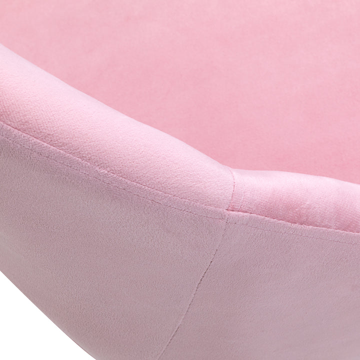 Sedia Girevole 4Rico QS-MF18G Rosa - immagine 5