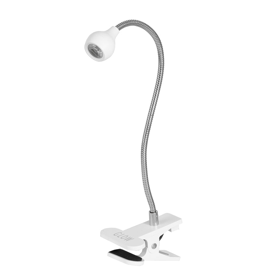 Lampada UV LED con Morsetto Glow Snake Bianco
