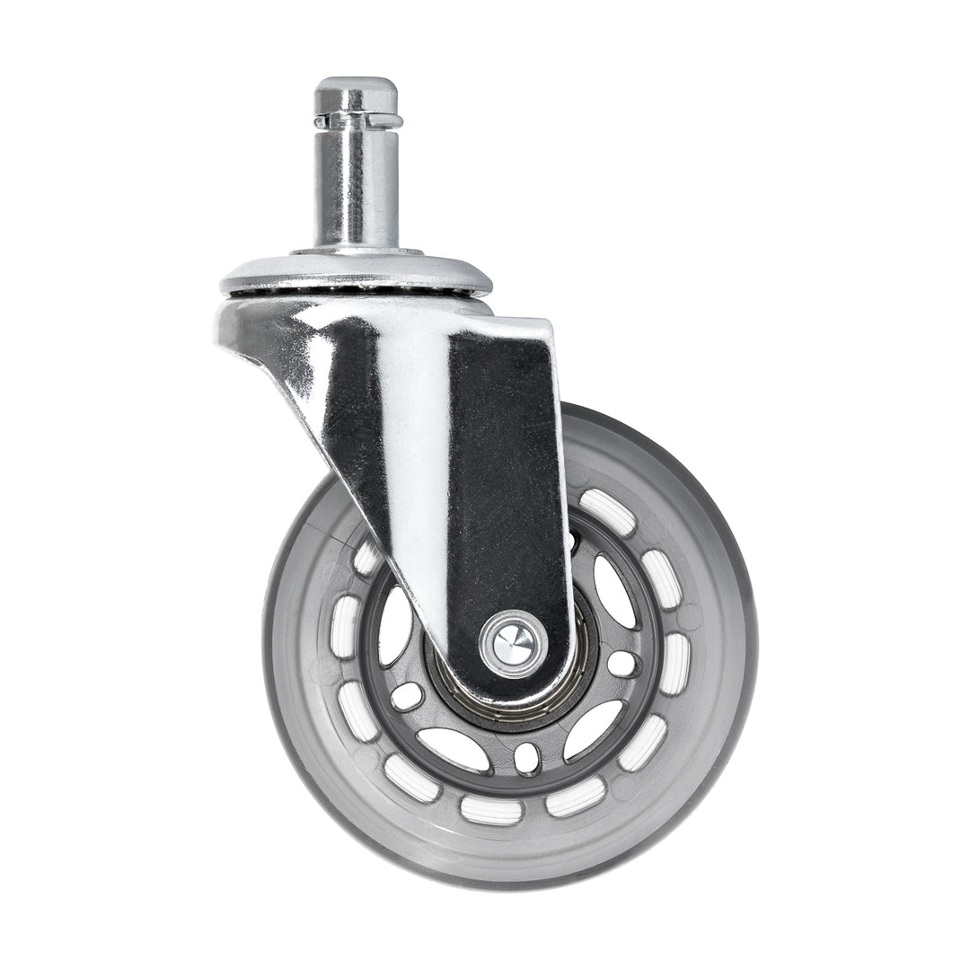 Set di Ruote Sgabello Roll Speed Argento 5 pezzi - immagine 3