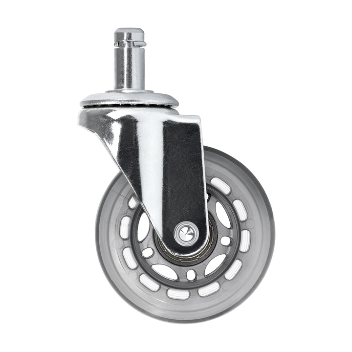 Set di Ruote Sgabello Roll Speed Argento 5 pezzi - immagine 3