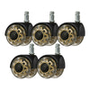 Set di Ruote Sgabello Roll Speed Duo 5 pezzi
