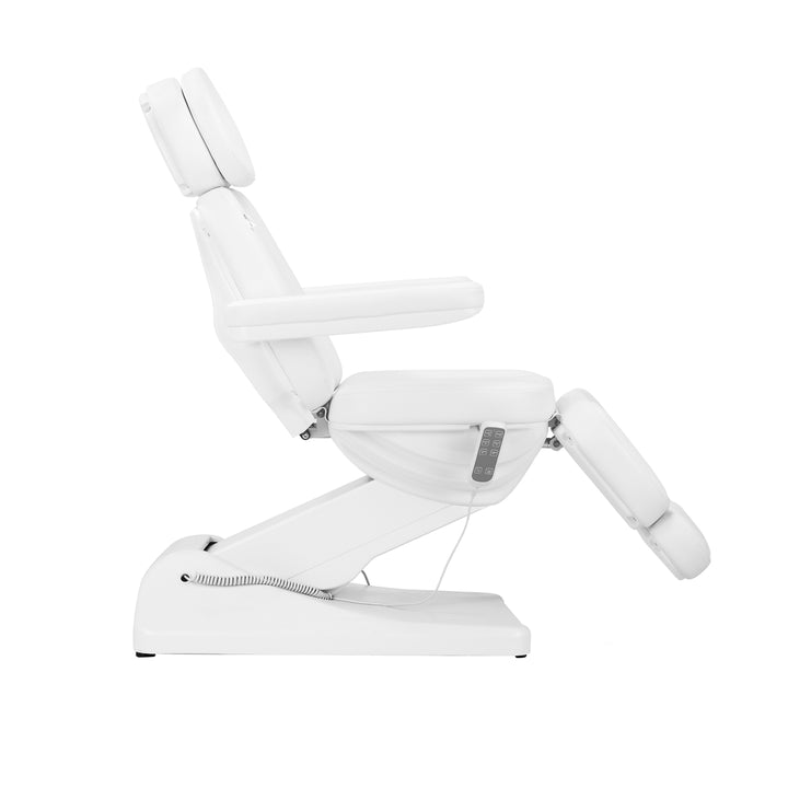 Poltrona Estetica Elettrica Sillon Luxury con 3 Motori Bianco - immagine 4