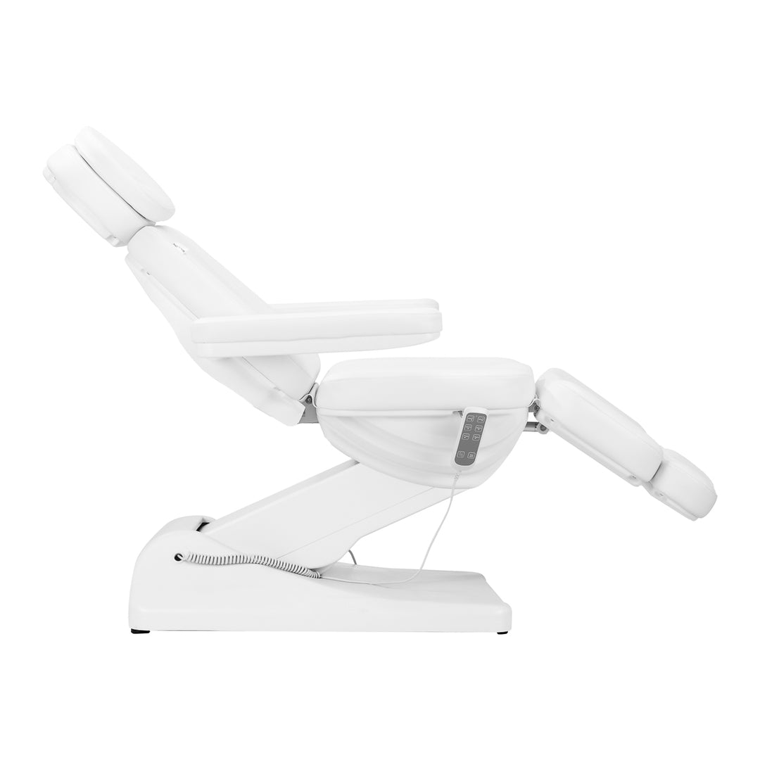 Poltrona Estetica Elettrica Sillon Luxury con 3 Motori Bianco - immagine 5