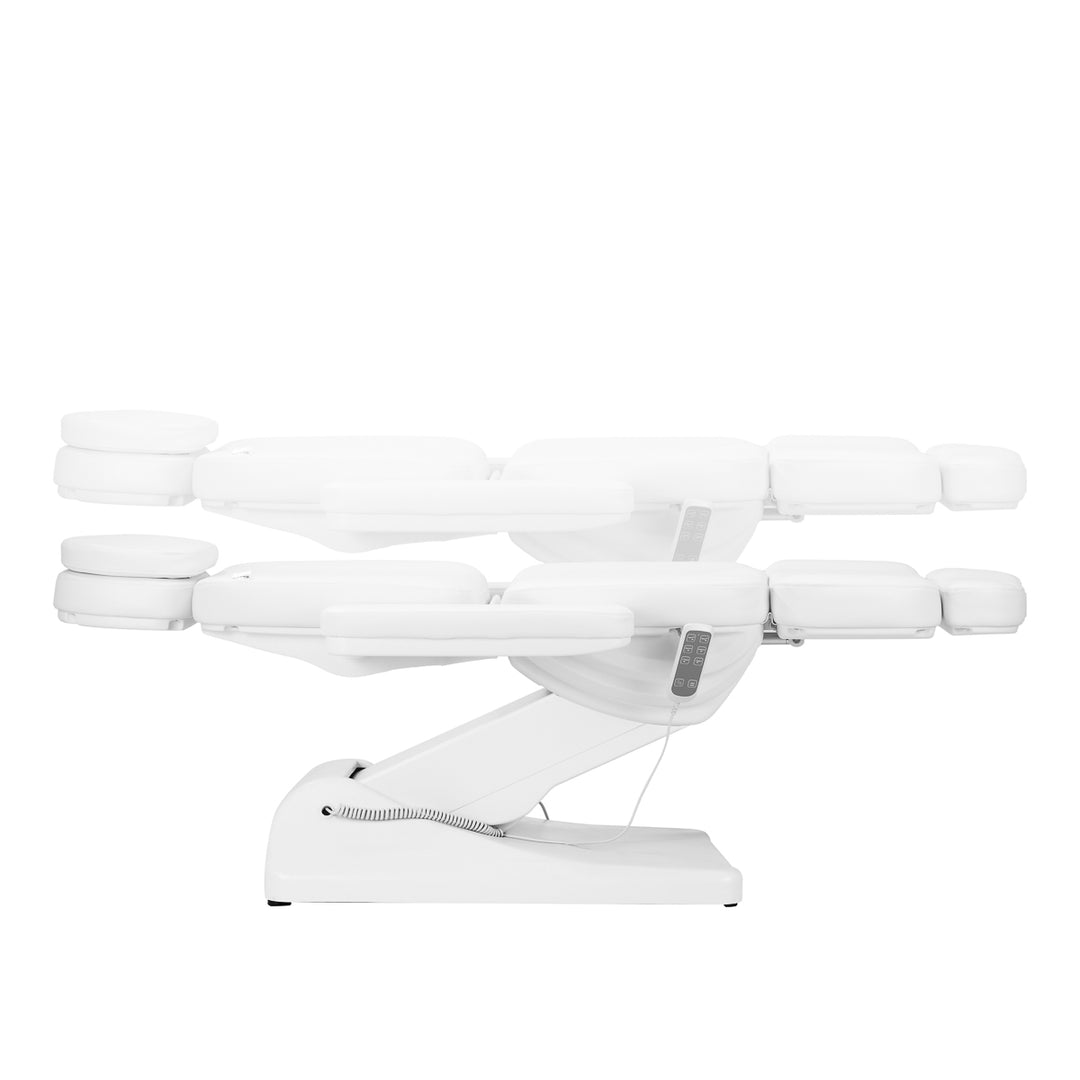 Poltrona Estetica Elettrica Sillon Luxury con 3 Motori Bianco - immagine 6