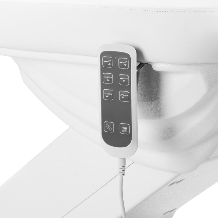 Poltrona Estetica Elettrica Sillon Luxury con 3 Motori Bianco - immagine 7
