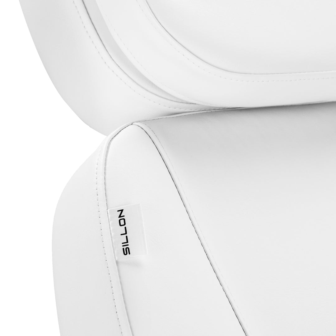 Poltrona Estetica Elettrica Sillon Luxury con 3 Motori Bianco - immagine 14