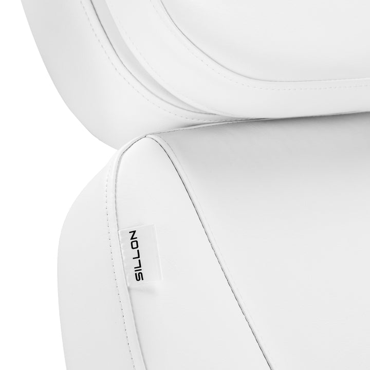 Poltrona Estetica Elettrica Sillon Luxury con 3 Motori Bianco - immagine 14