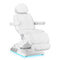 Poltrona Estetica Elettrica Sillon Luxury con 3 Motori Bianco + Pedale