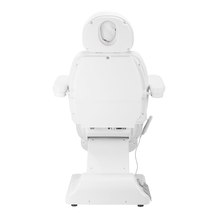 Poltrona Estetica Elettrica Sillon Luxury con 3 Motori Bianco + Pedale - immagine 3