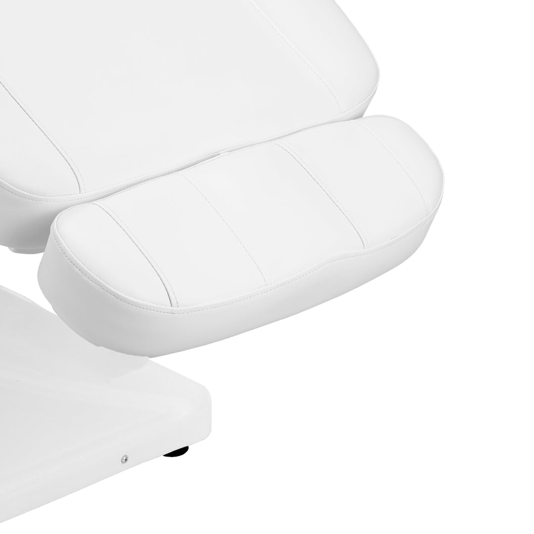 Poltrona Estetica Elettrica Sillon Luxury con 3 Motori Bianco + Pedale - immagine 11