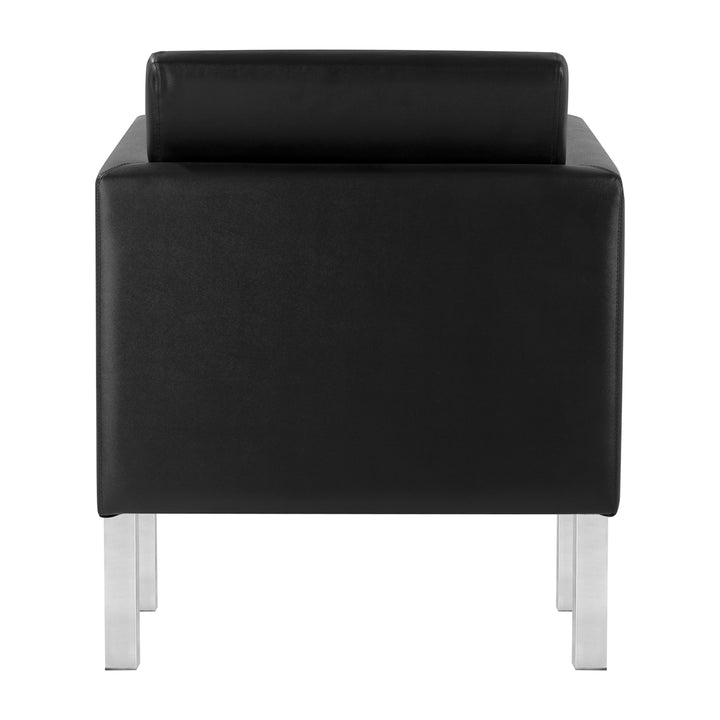 Poltrona Sala d'Attesa Gabbiano BM18011 Nero - immagine 3