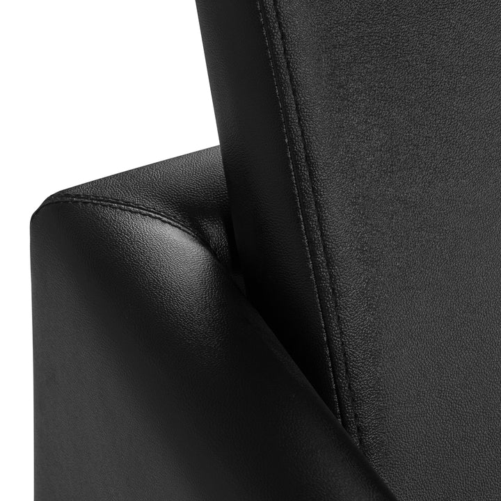 Poltrona Sala d'Attesa Gabbiano BM18011 Nero - immagine 8