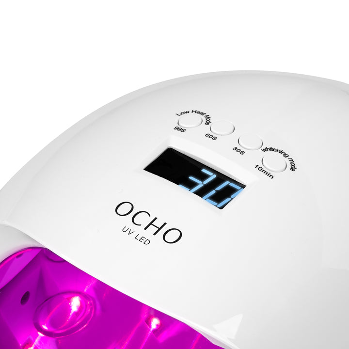 Lampada UV Unghie LED Ocho Nails X13 65W Luce Rossa Bianco - immagine 5
