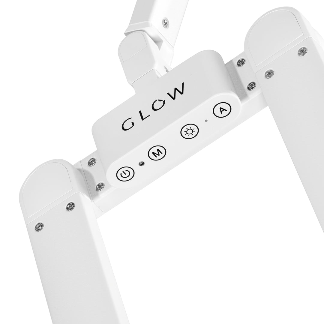 Lampada LED con Morsetto e Colore e Intensità Regolabili Glow L04 Bianco