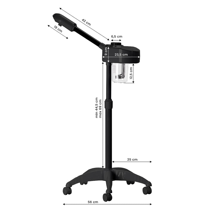 Vaporizzatore Estetica con Ozono Giovanni D-09 Nero - immagine 6