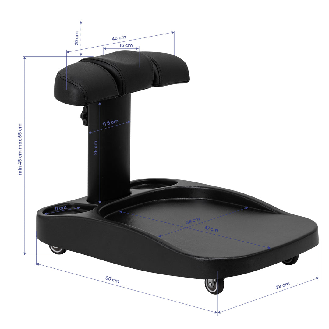 Carrello Parrucchiere Pediluvio Azzurro Nero - immagine 10