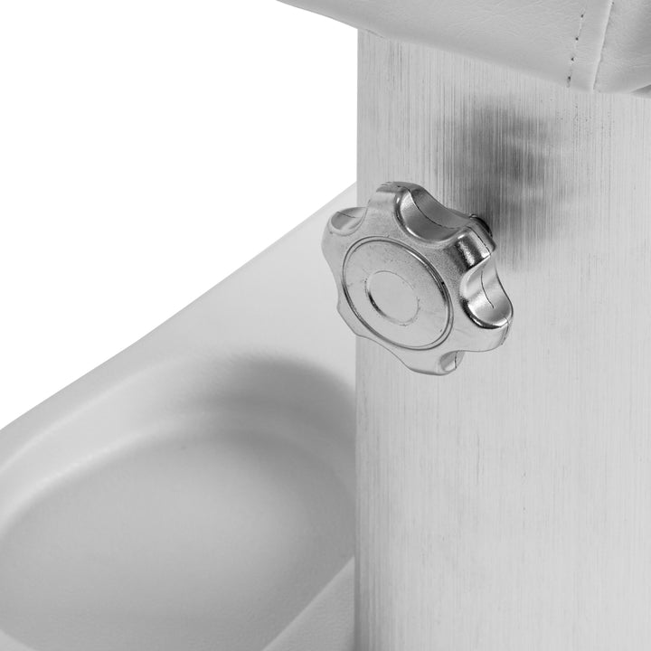 Carrello con Poggiapiedi per Pediluvio Azzurro Bianco - immagine 6