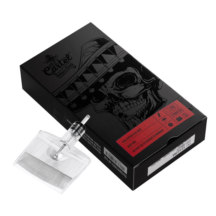 Aghi Tatuaggio Cartuccia Soft Edge Magnum 123RM 0.35 mm El Cartel V2 10 pz - immagine 4