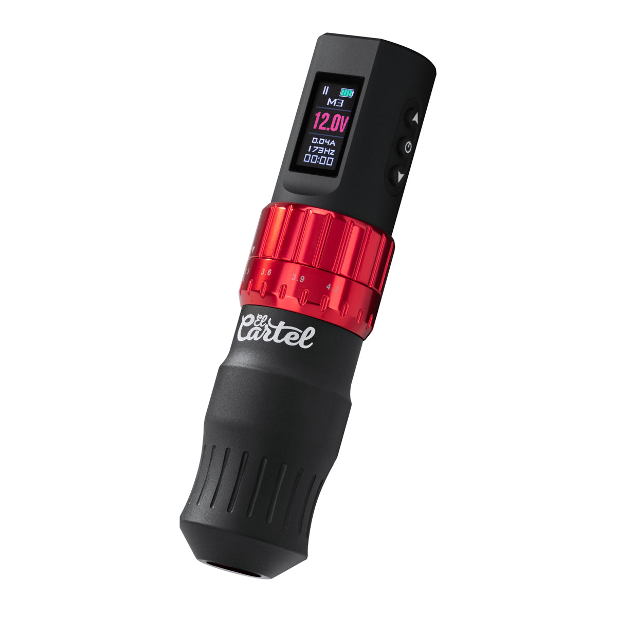 Macchinetta per Tatuaggi El Cartel VISPA Wireless Nero-Rosso