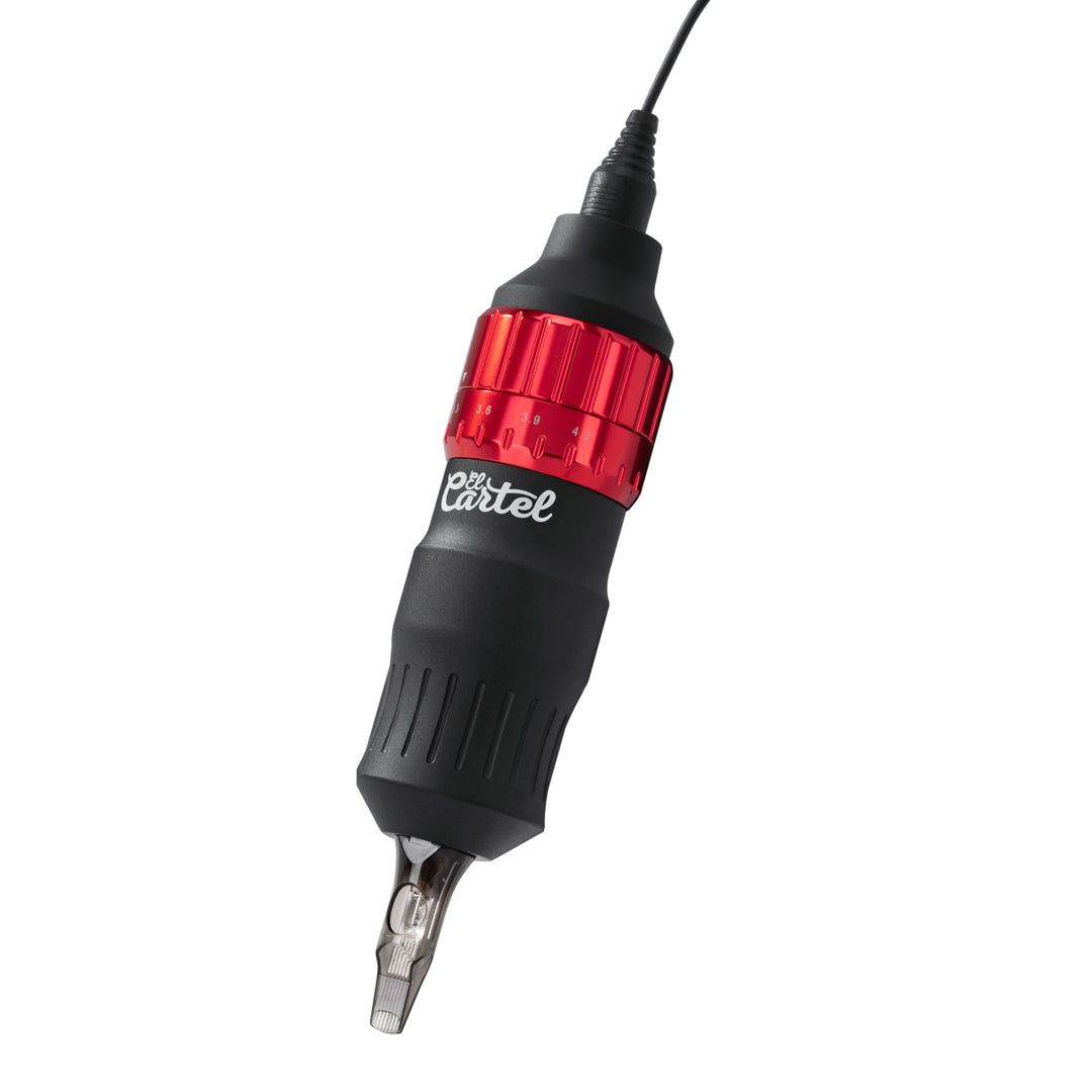 Macchinetta per Tatuaggi El Cartel VISPA Wireless Nero-Rosso - immagine 5